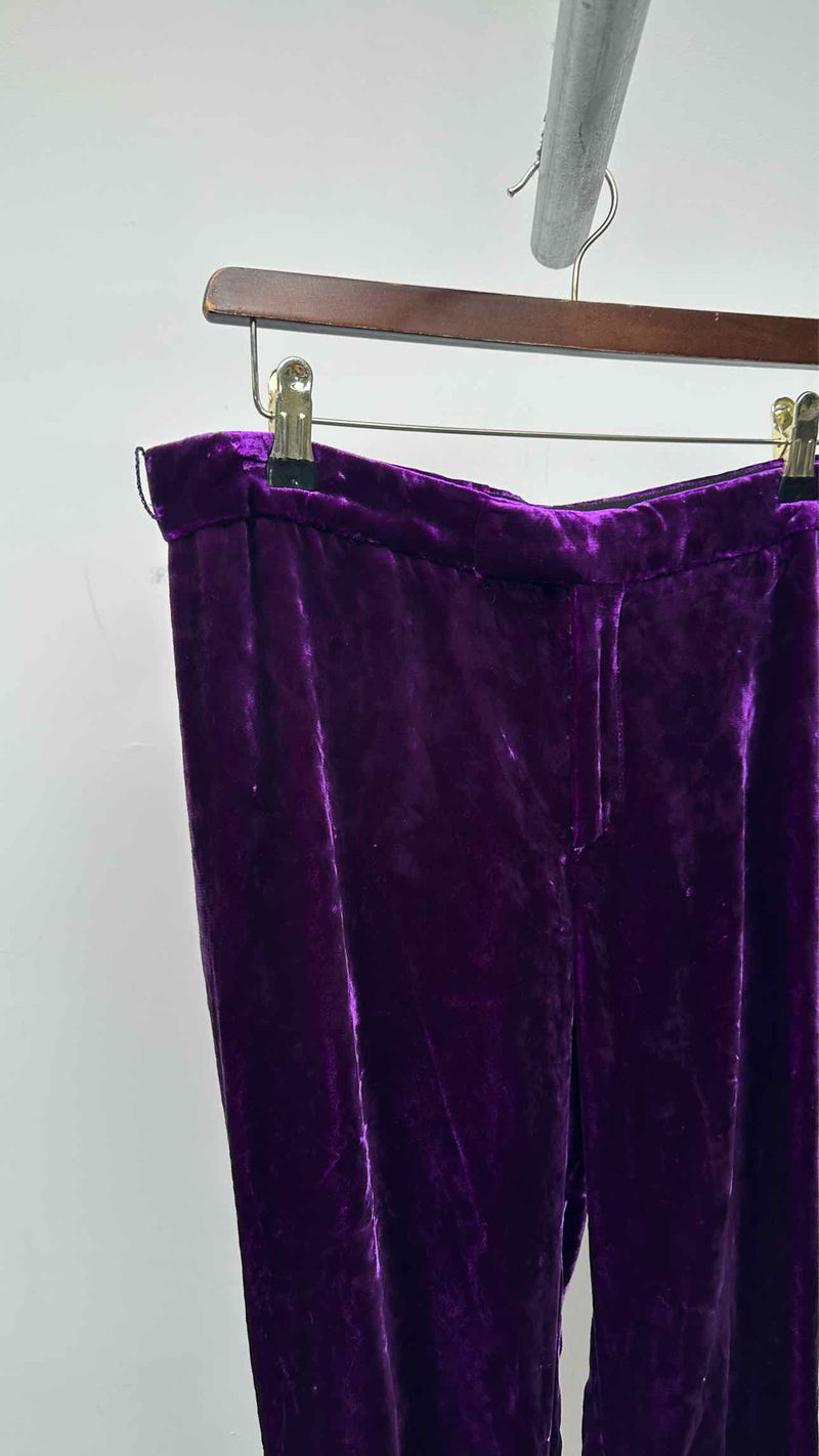 Gucci Side-gathered Velvet Pants