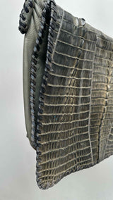 Anthony Luciano Crocodile Messenger Bag