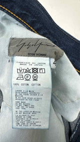 Yohji Yamamoto Pour Homme 2002 Replica Washed Wide Jeans