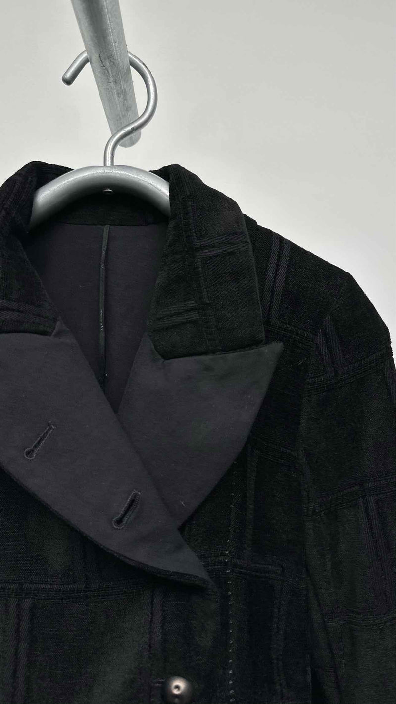 Masnada Patchwork Velvet Jacket