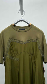 Simone Rocha Ace-trim  Asymmetrical Oversized Tee Dress