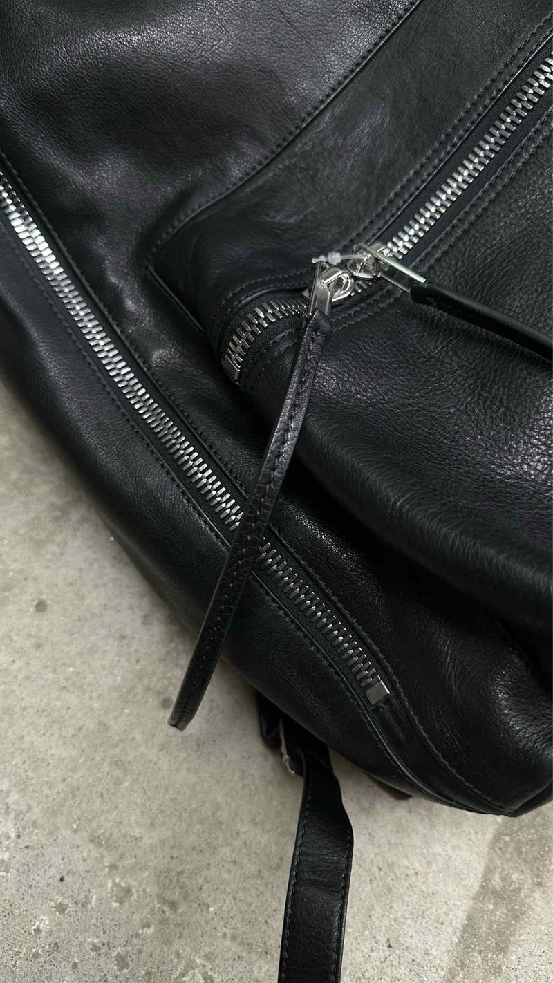 Rick Owens Leather Backpack