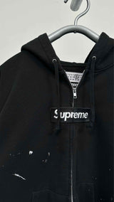 Supreme X MM6 Box-logo Zip-up Hoodie