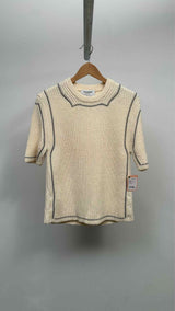 Thom Browne S/S Rib-knit Top