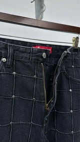 Supreme Studded Seam Loose Fit Jeans