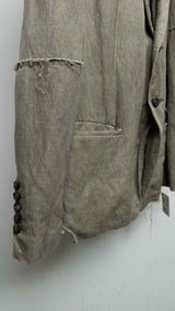 Ziggy Chen Textured Row-edge Blazer Jacket