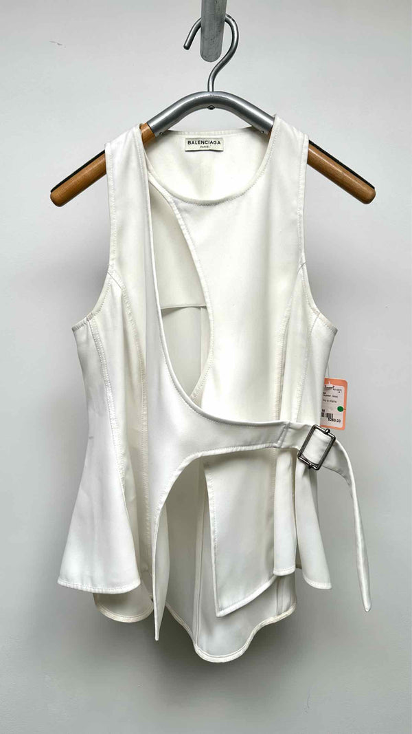 Balenciaga N/S Belted Wrapped Top