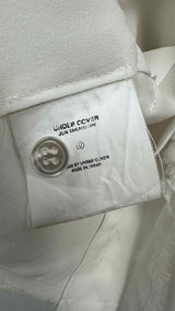 Undercover N/S Raw-Edge Ruffle Buttoned Top