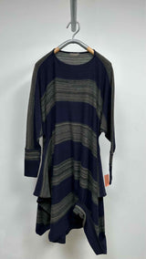 Issey Miyake L/S Border Knit Dress