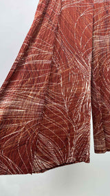 Pleats Please Printed Pleated Wide Pants