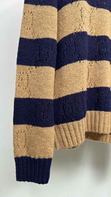 Gucci GG Open-stitch Stripe Sweater