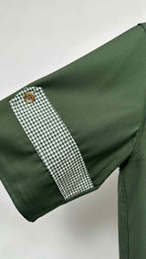 Calvin Luo S/S Houndsthooth Hybrid Shirt