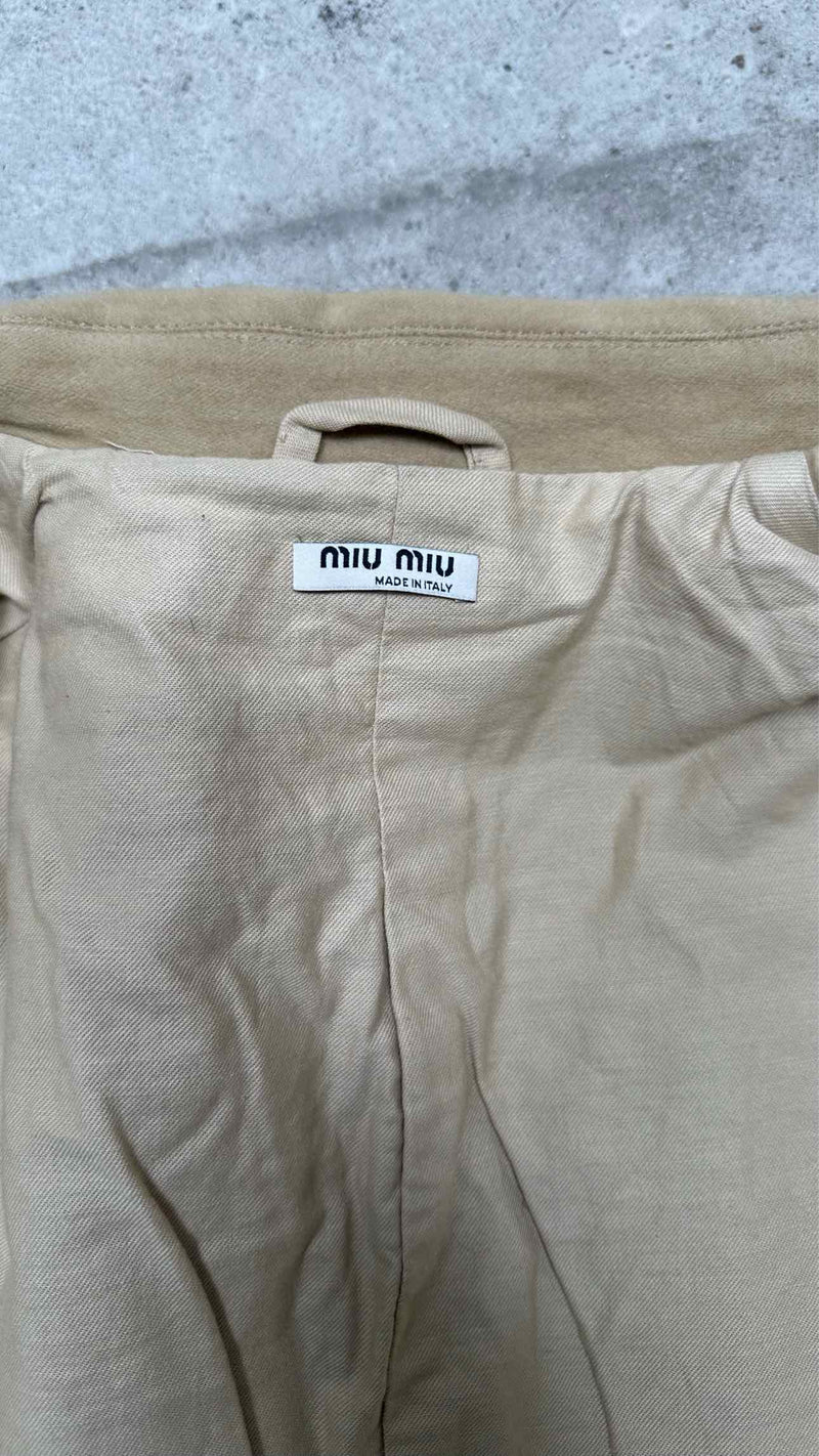 Miu Miu Mole Skin Long Coat