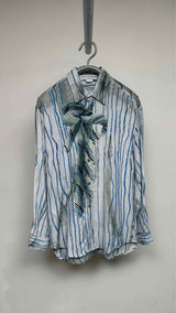 Acne Studios Stripe Trompe L' Oeil Shirt