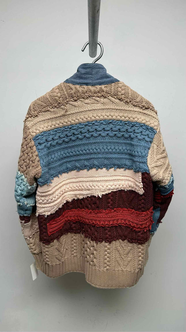 Greg Lauren Reconstructed Knit Docking Haori Jacket