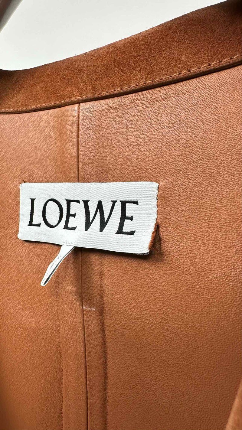 LOEWE Puzzle-Shaped Suede Jacket