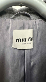 Miu Miu Back Logo Double-breasted Jacket