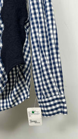 Comme Des Garcons Homme Felt-docking Check Shirt