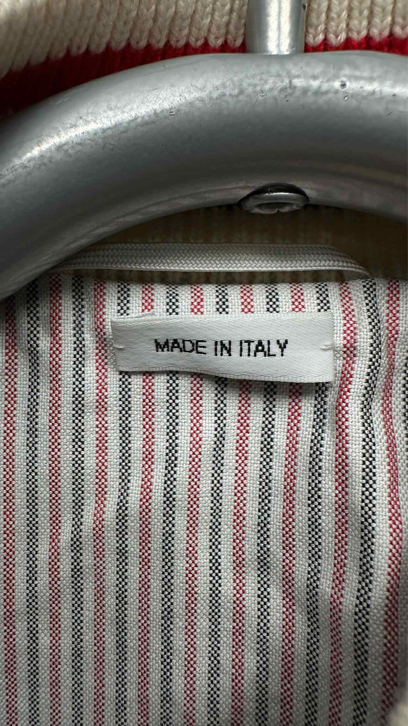 Thom Browne 4-bar 4-bar Patent-body Leather Bomber Jacket