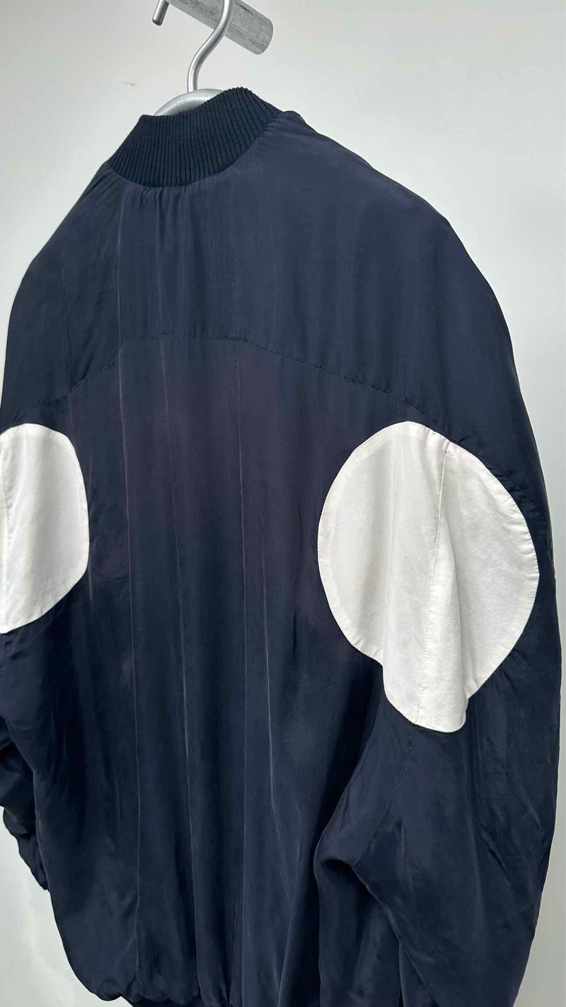Henrik Vibskov Circle Satin Bomber Jacket