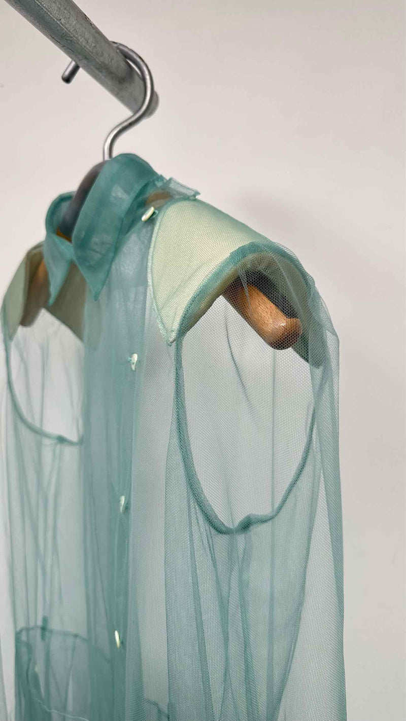 Margiela Mesh Trench Shirt Coat