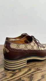 Gucci GG Monogram Canvas Oxford Shoes