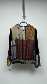 Pierre-Louis Mascia L/S Printed Scarf Silk Top