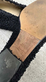 Bottega Veneta Textured Almond Flats