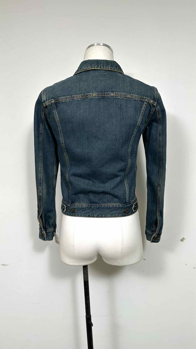 Saint Laurent Distressed Denim Jacket