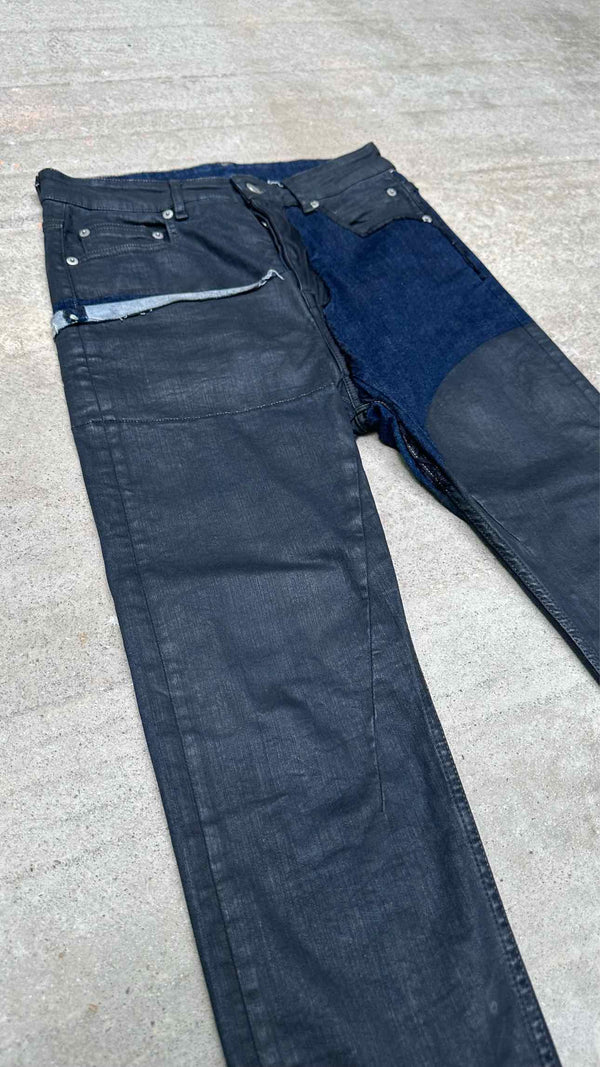Rick Owens Decontrsuted Waxed Jeans
