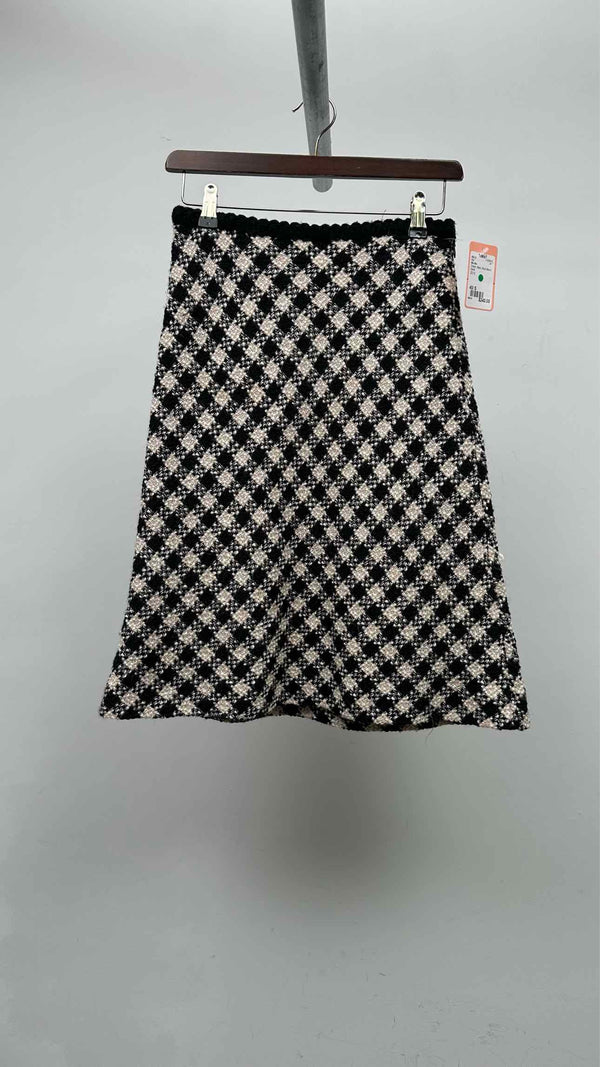 Miu Miu Tweed Check Skirt