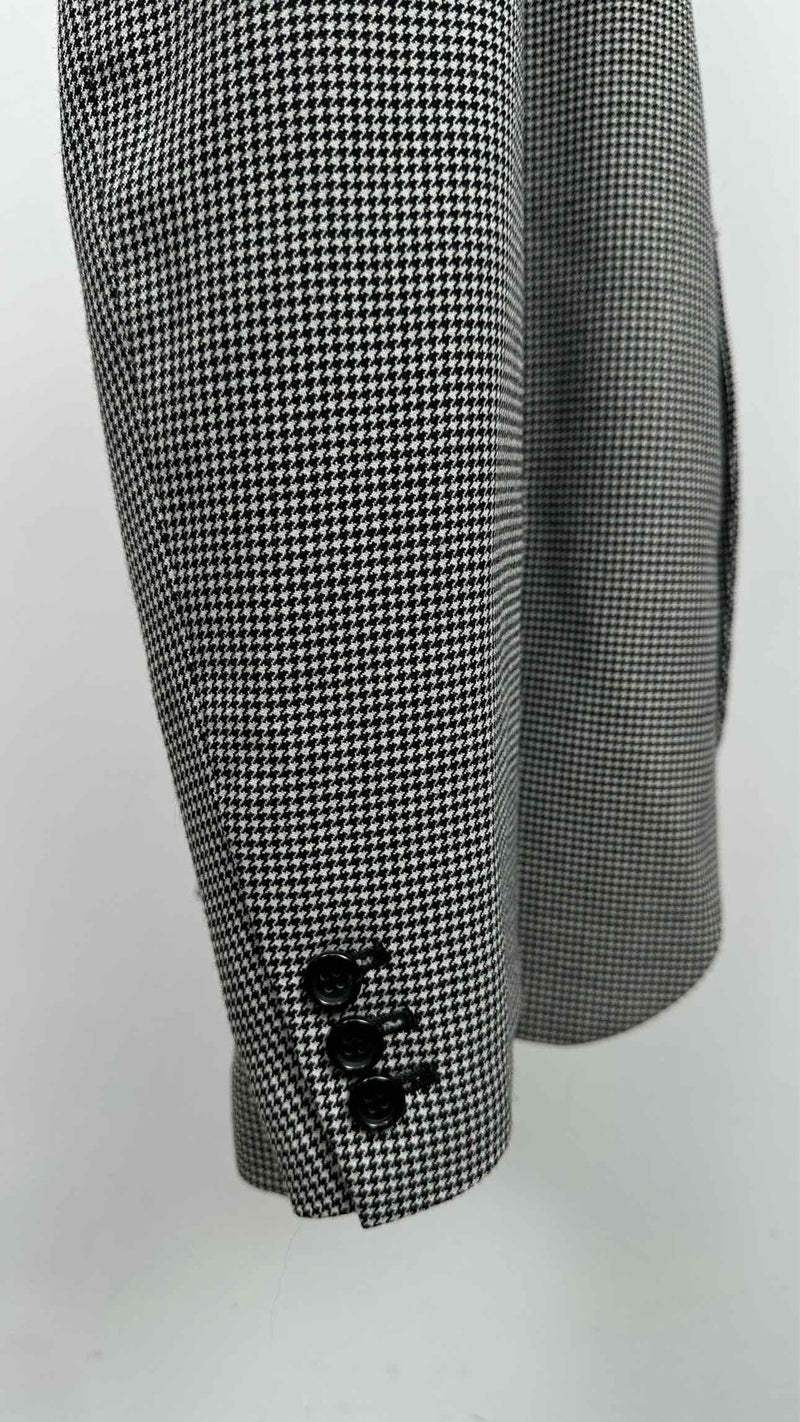 Comme Des Garcons Houndstooth Oversized Blazer Jacket