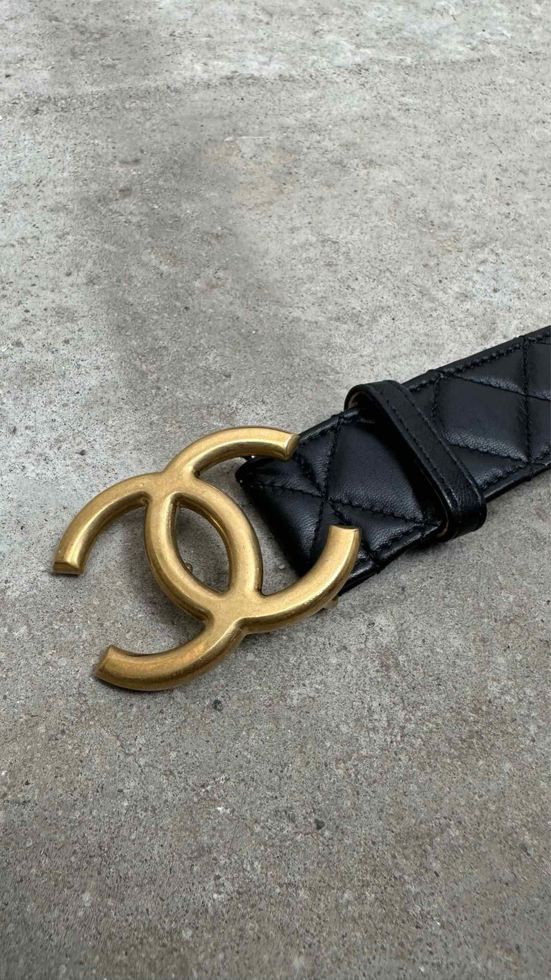 Chanel Logo Belt