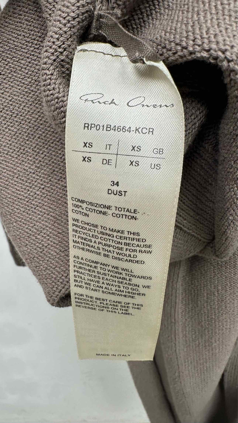 Rick Owens L/S Bottom-slit Shoulder Cut-out Dress