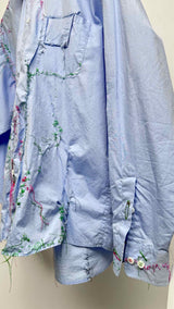 Marni Ice Aged Yarn Hana Embroidered Shirt