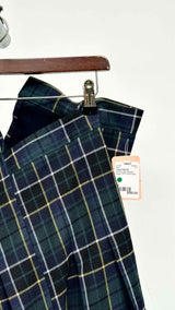 Junya Watanabe Pleated Plaid Skirt