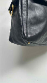 Salvatore Ferragamo Gancini Leather Shoulder Bag