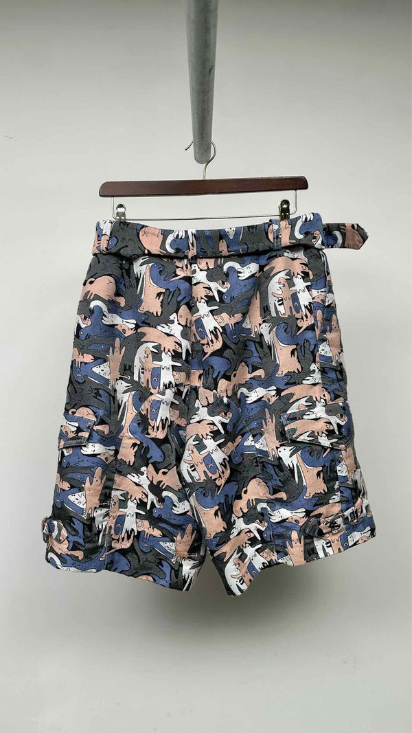 Charles Jeffery LOVERBOY Jacquared Wide Shorts