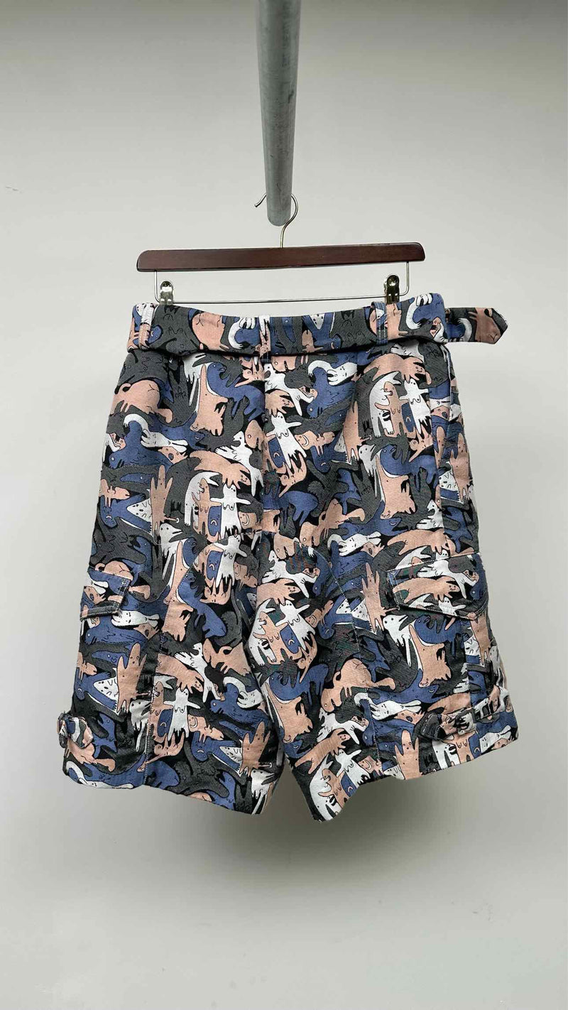 Charles Jeffery LOVERBOY Jacquared Wide Shorts