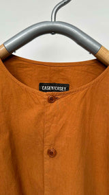 Casey Casey S/S Collarless Paul Shirt