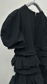 Comme Des Garcons S/S Cut-out Tiered Maxi Dress