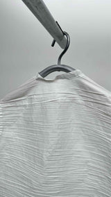 Haat Shibori-Pleat Stand Collar Shirt