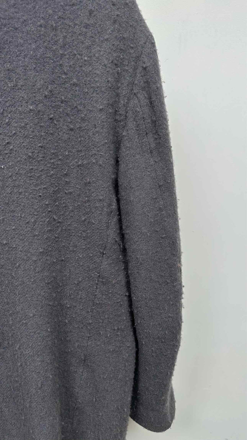 Comme Des Garcons Homme Plus Pilling Boiled-wool Collarless Coat