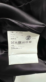 Comme Des Garcons Homme Plus Back-logo Floral Oversized Satin Jacket