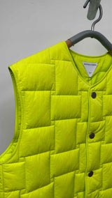 Bottega Veneta Intrecciato Quilted Gilet Nylon Vest