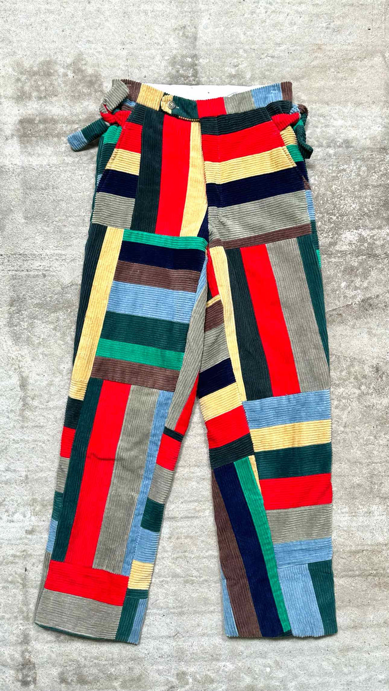 Bode Corduroy Patchwork Pants