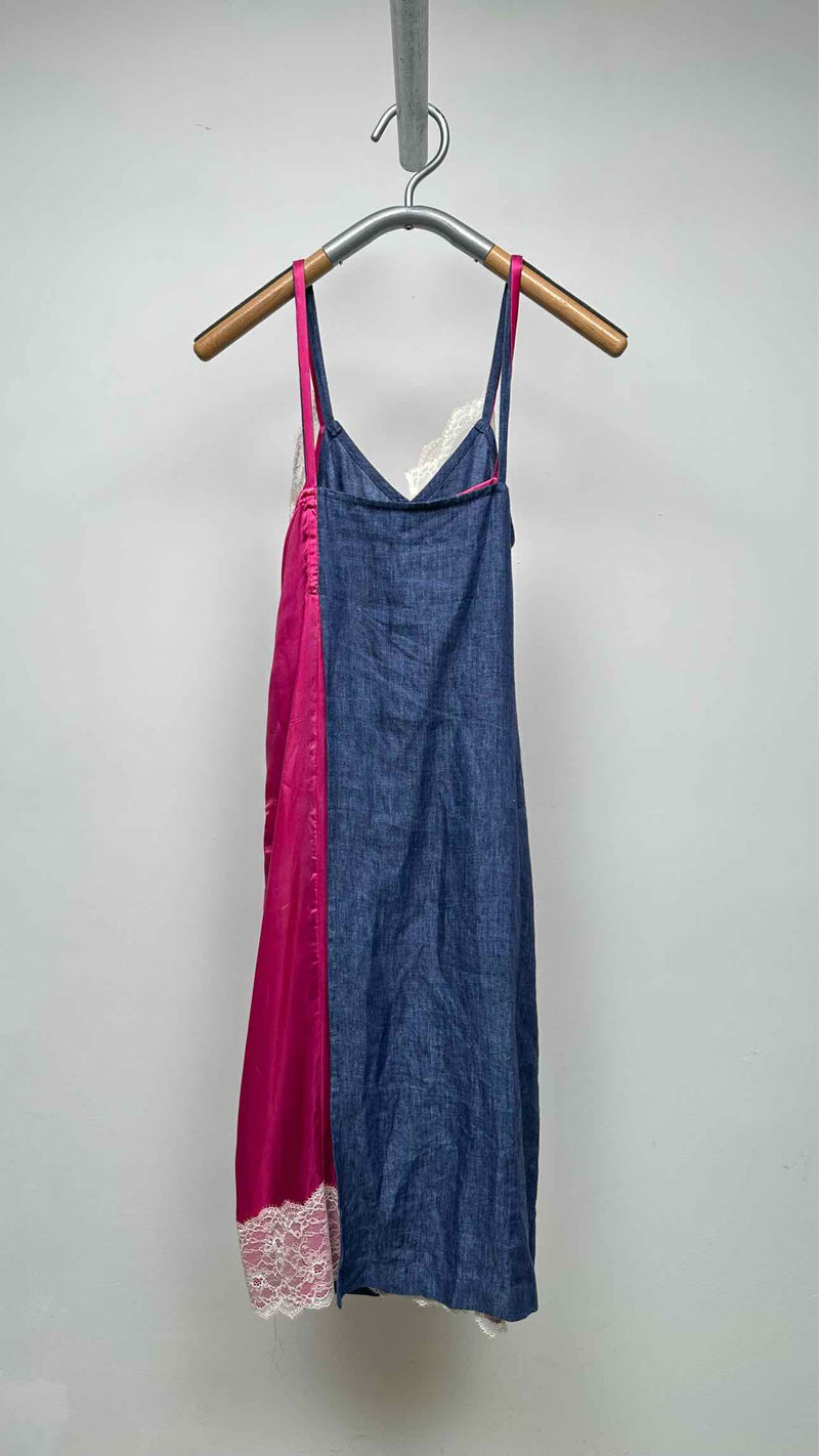 Junya Watanabe N/S Denim Scarf Hybrid Wrap Dress