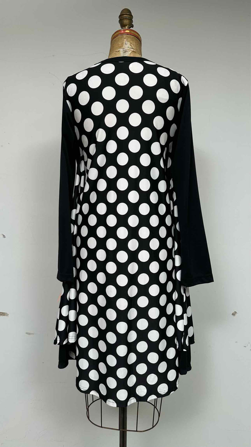 Comme Des Garçons L/S Layered Polka-dot Dress