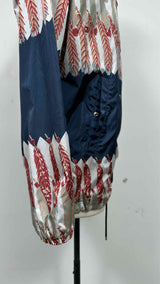 Valentino Feather-Printed Coach Jacket