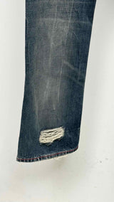 Acne Studios Re-Edition Worn Distressed Bootcut Jeans